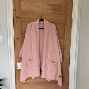 Big Blanket Co Pink Fleece Jacket